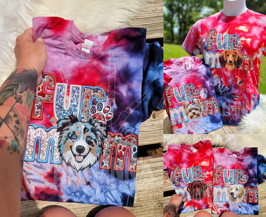 PATRIOTIC Fur Dog Mom {over 50 options} Tee