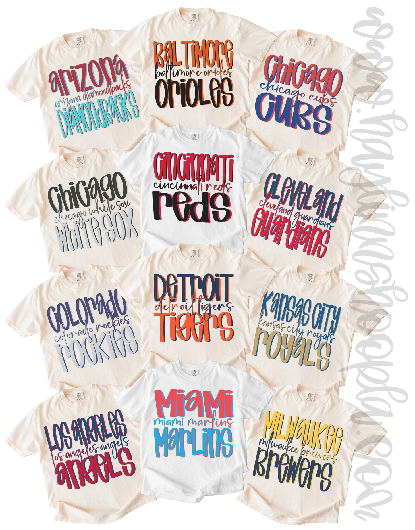 GameDay Gradient: MLB EDITION INSTANT DOWNLOAD