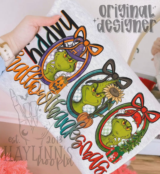 Happy HallowThanksMas [gr*nch edition] INSTANT DOWNLOAD