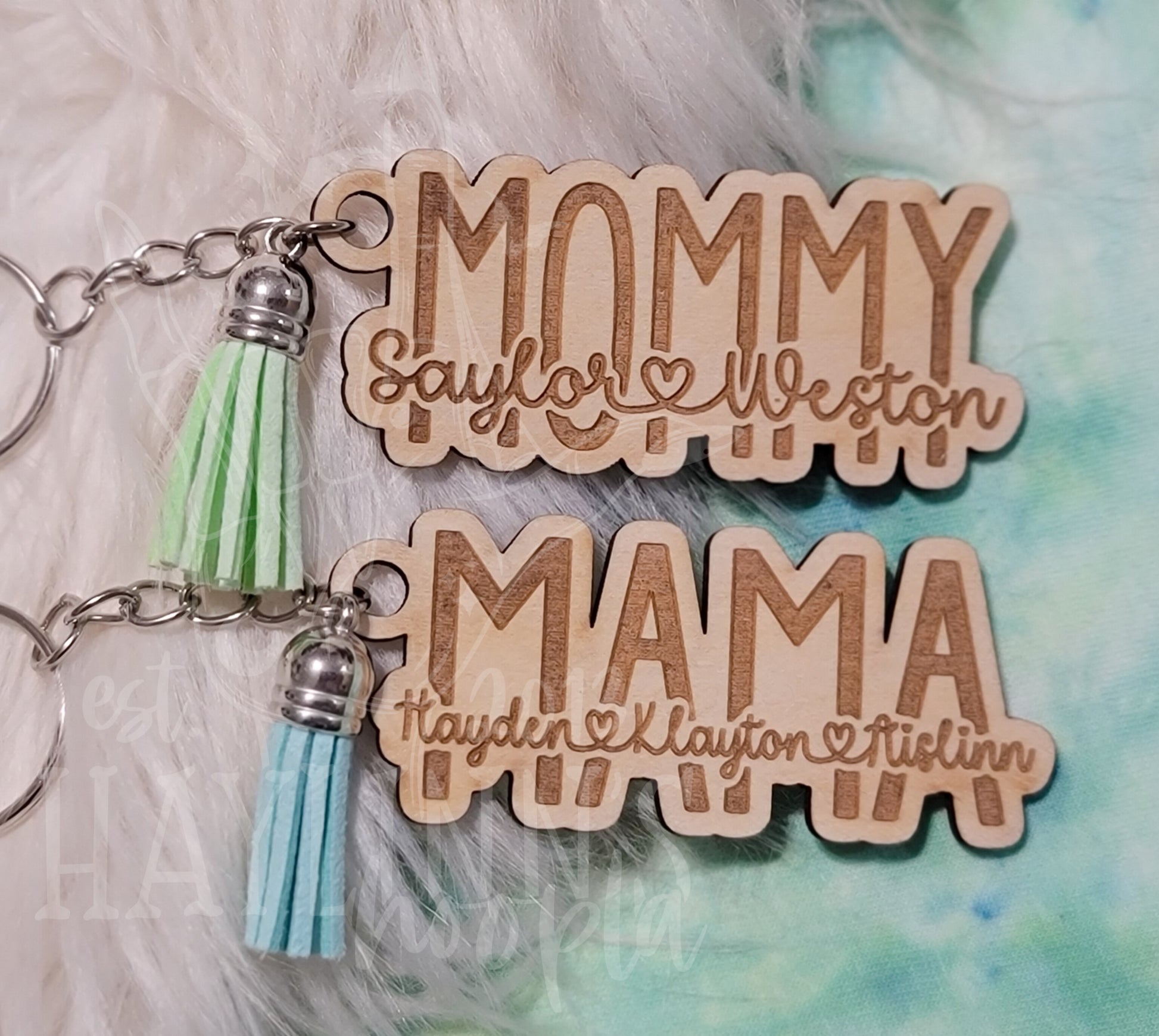 PERSONALIZED PERFECTION: Engraved Wood Keychains – Haylinn's ...
