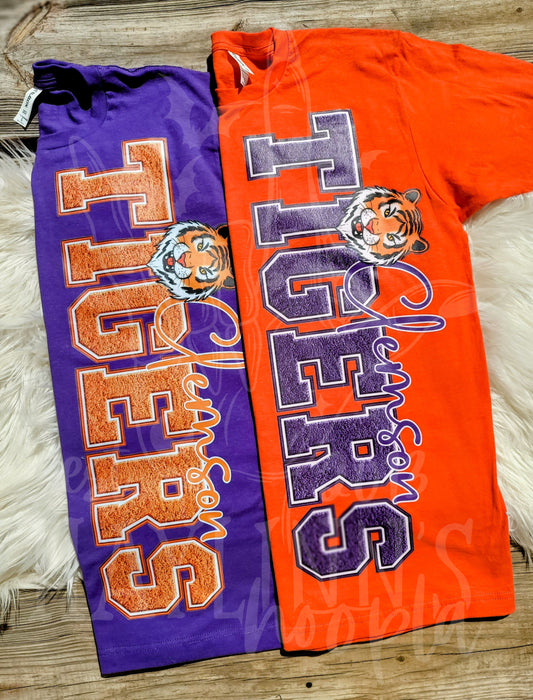 Faux Chenille [OVERSIZED PRINT] Team Tee