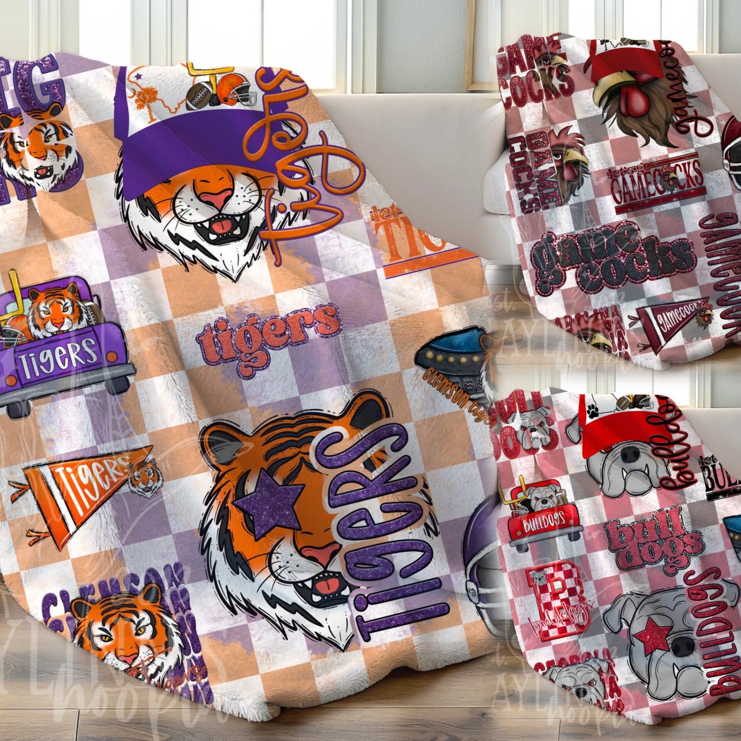 EXCLUSIVE Collage Game Day Blanket PREORDER [CLOSES NOV 1ST]