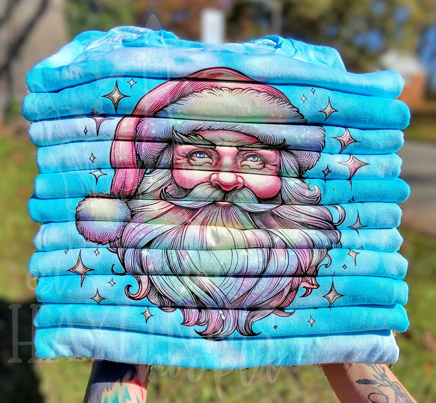 Iridescent Santa Tee