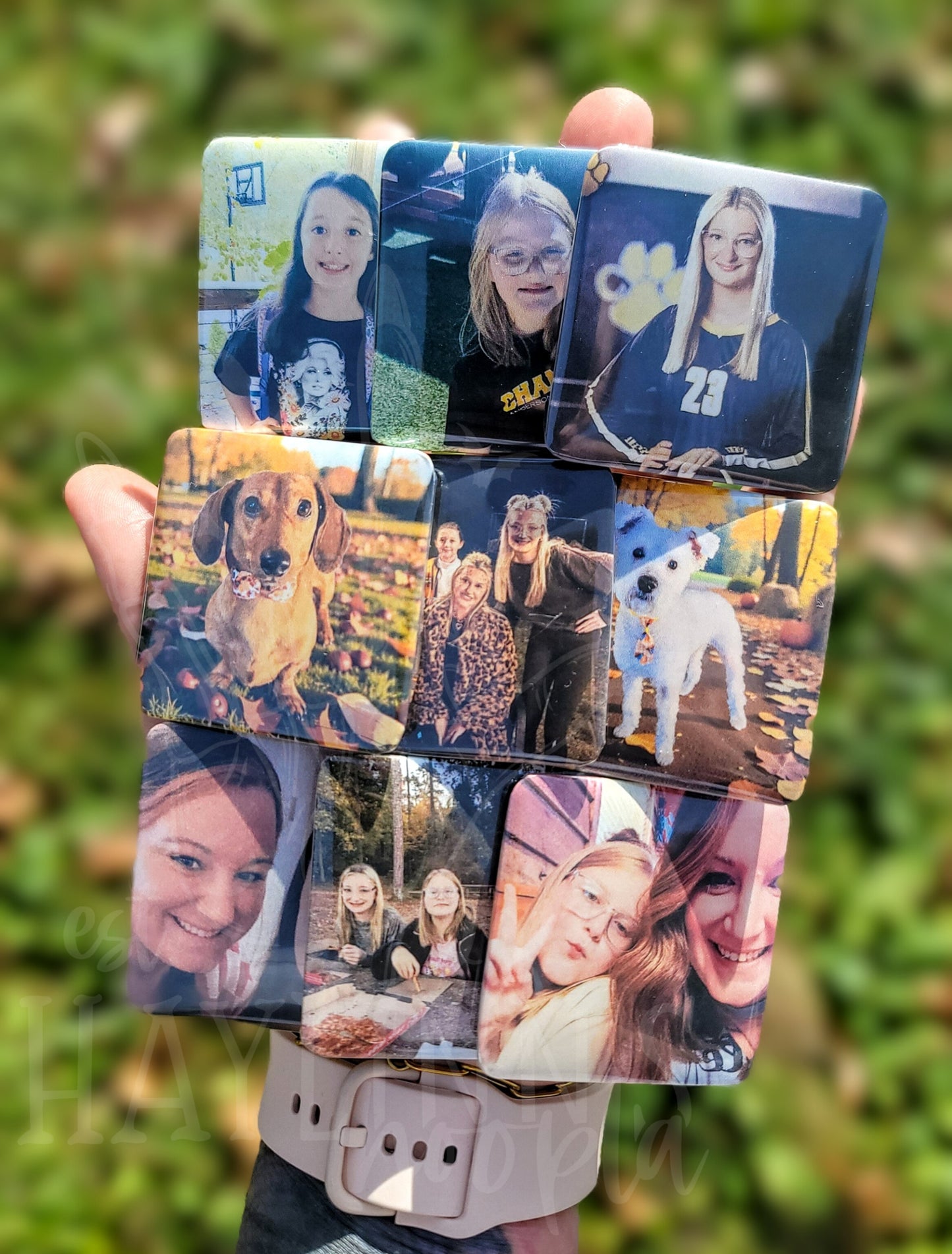 Hoopla Photo Pops: Buttons & Magnets [YOUR CHOICE]