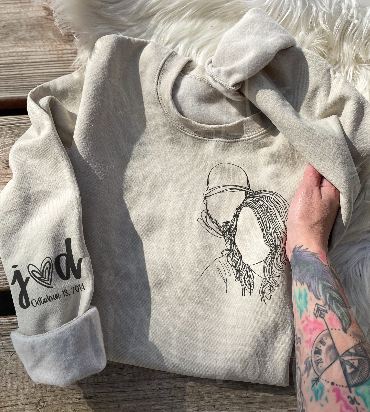 CAPTURED MOMENTS: Custom Fine Line Portrait APPAREL