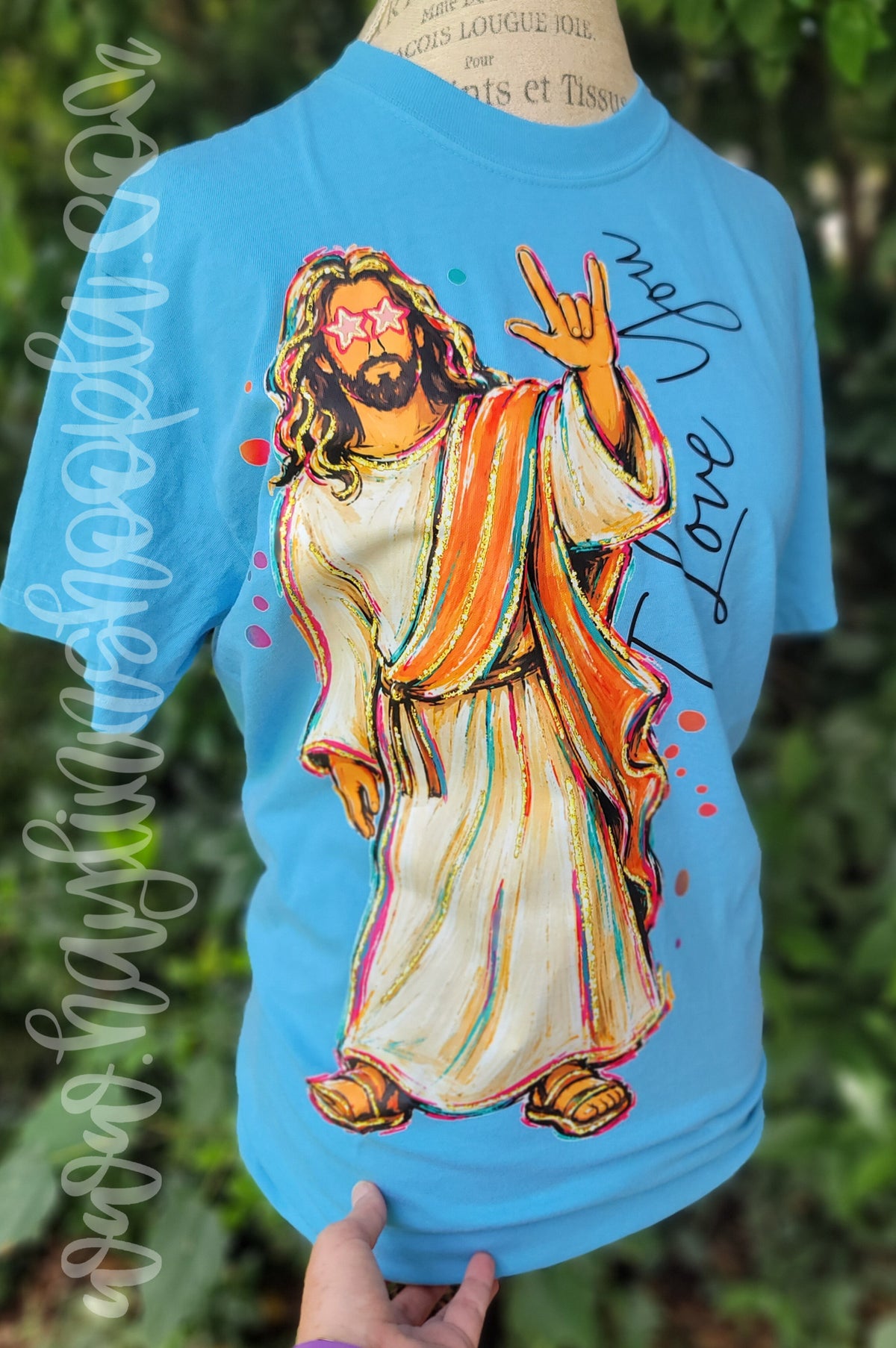 JESUS I Love You [OVERSIZED PRINT] Apparel