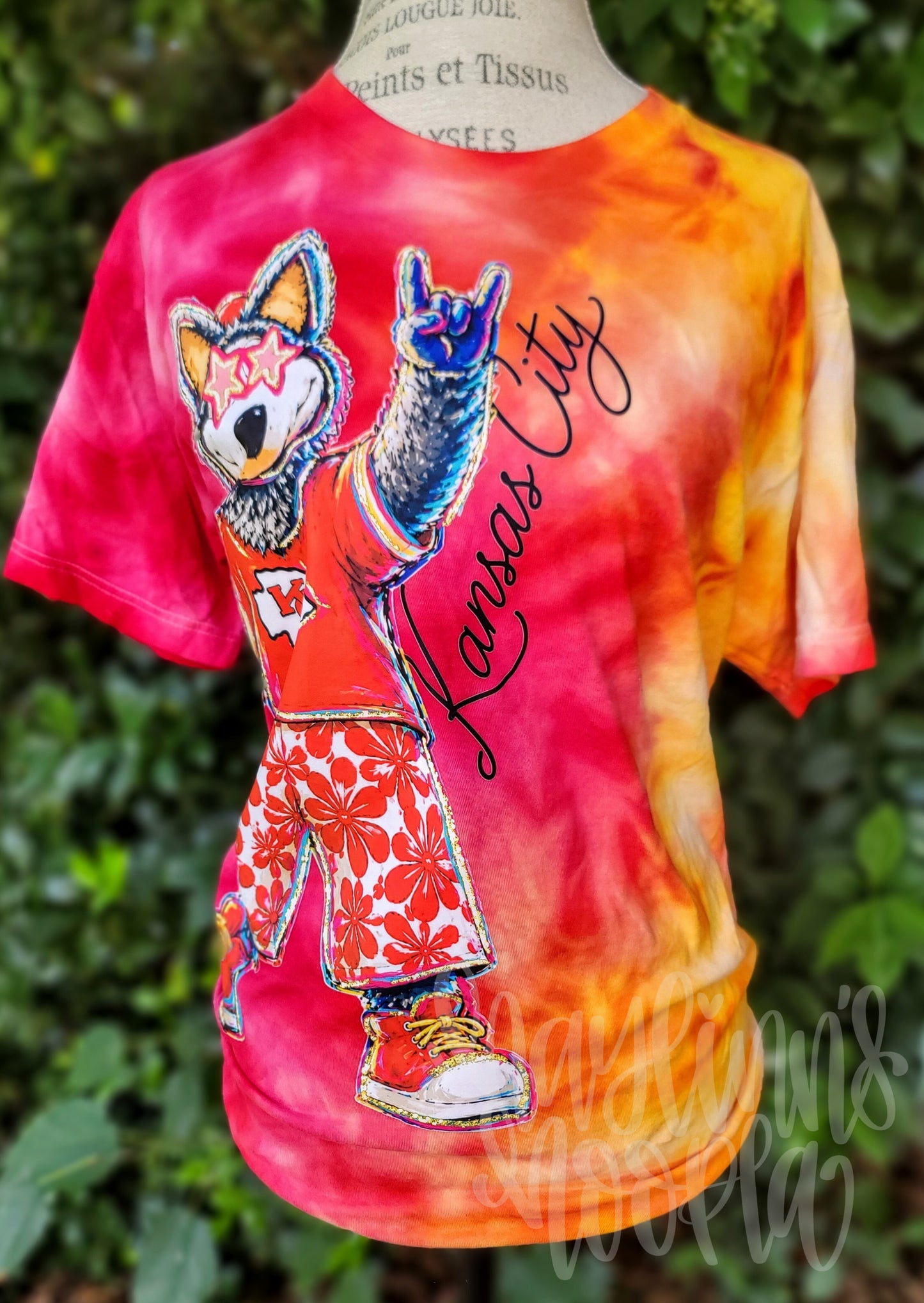 Rockin' Mascots [OVERSIZED PRINT] Ice Dyed Apparel