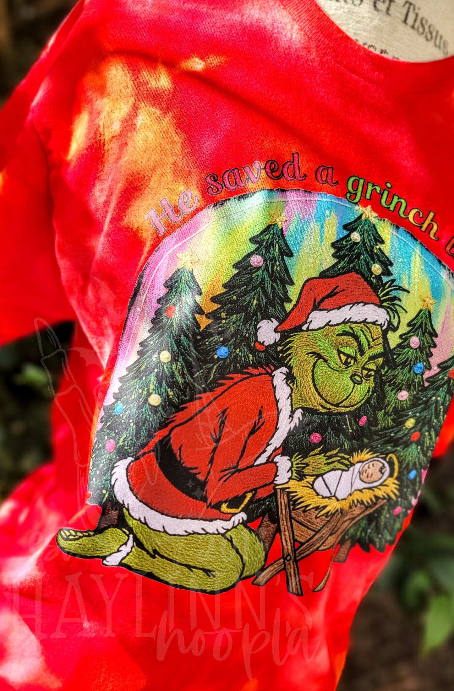 He Saved a Gr*nch Like Me Tee