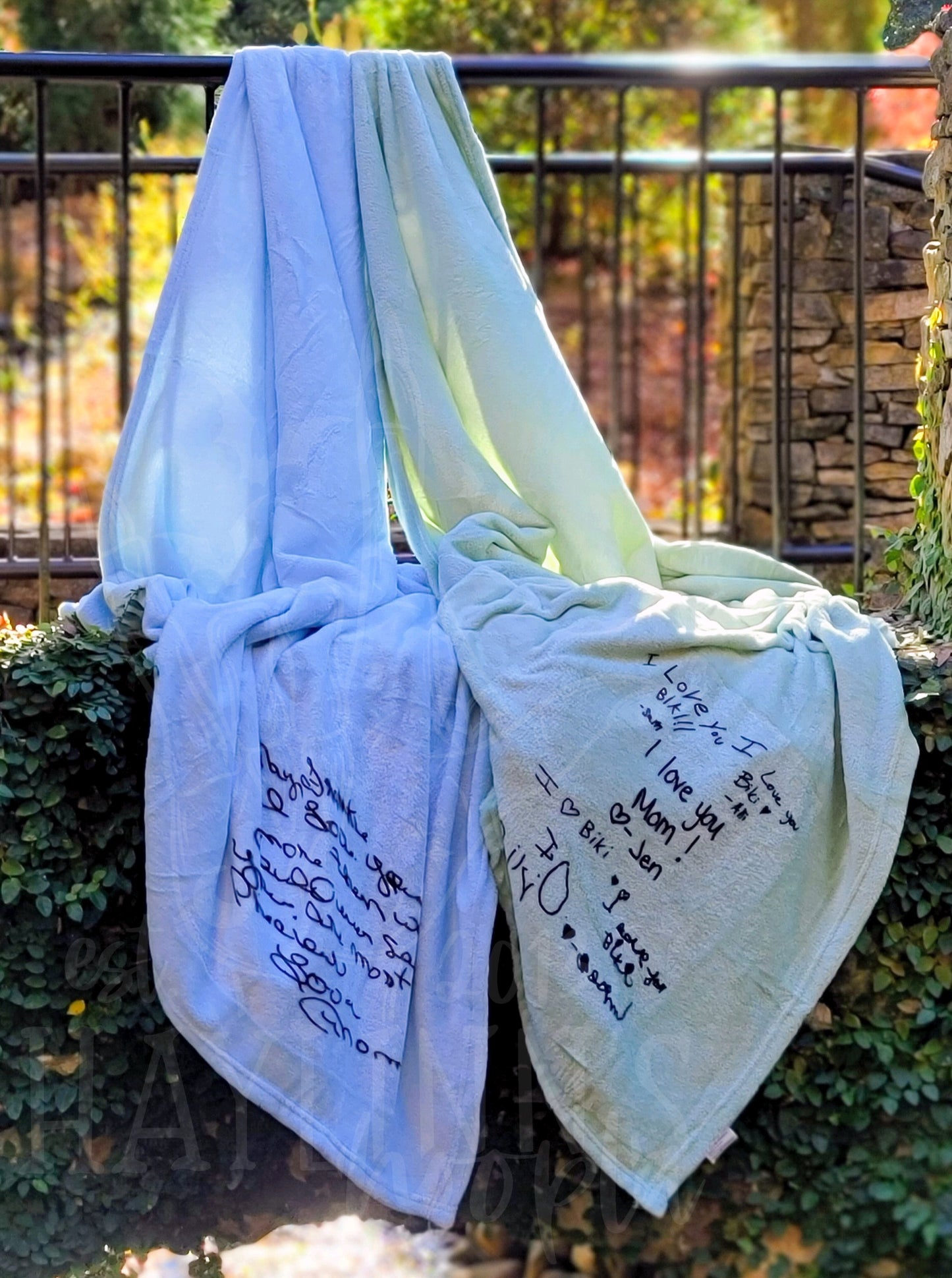 Wrapped in Words: The Handwritten Blanket Collection
