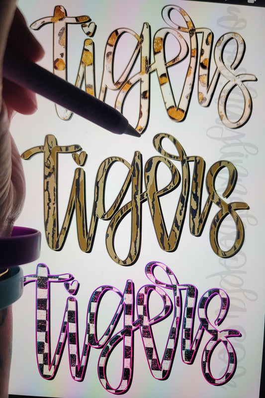 Hoopla Handlettered Mascot: CUSTOM DIGITAL DESIGN