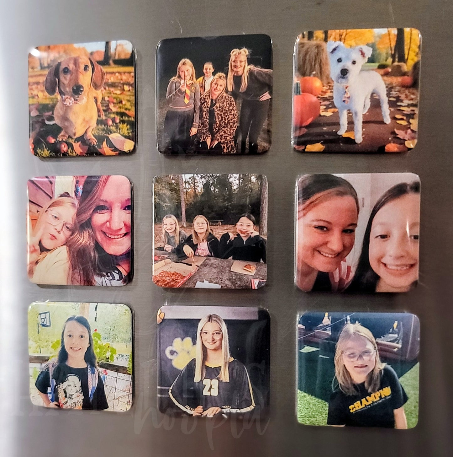 Hoopla Photo Pops: Buttons & Magnets [YOUR CHOICE]