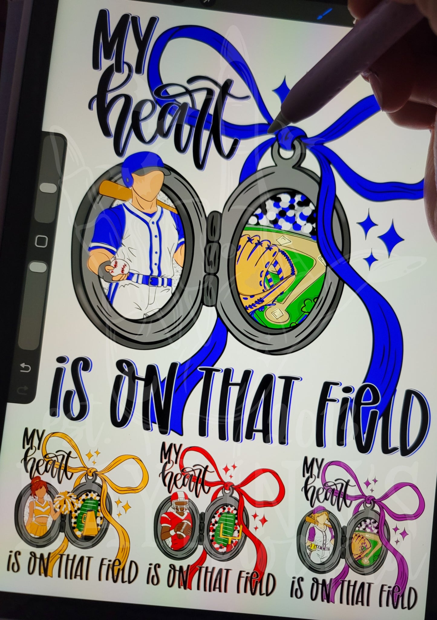 GameDay Lockets: CUSTOM DIGITAL DESIGN