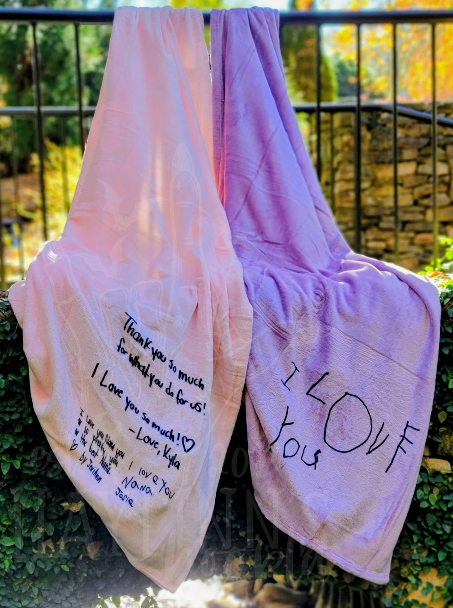 Wrapped in Words: The Handwritten Blanket Collection