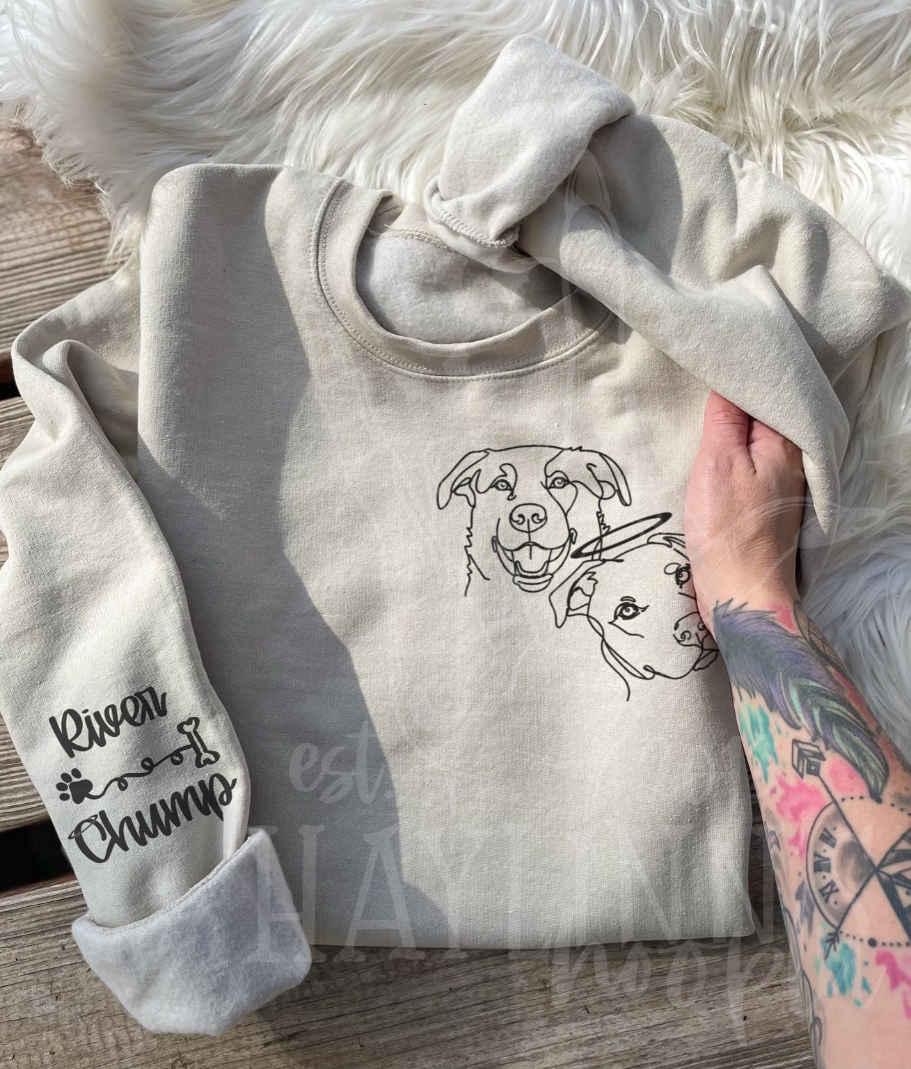 CAPTURED MOMENTS: Custom Fine Line Portrait APPAREL