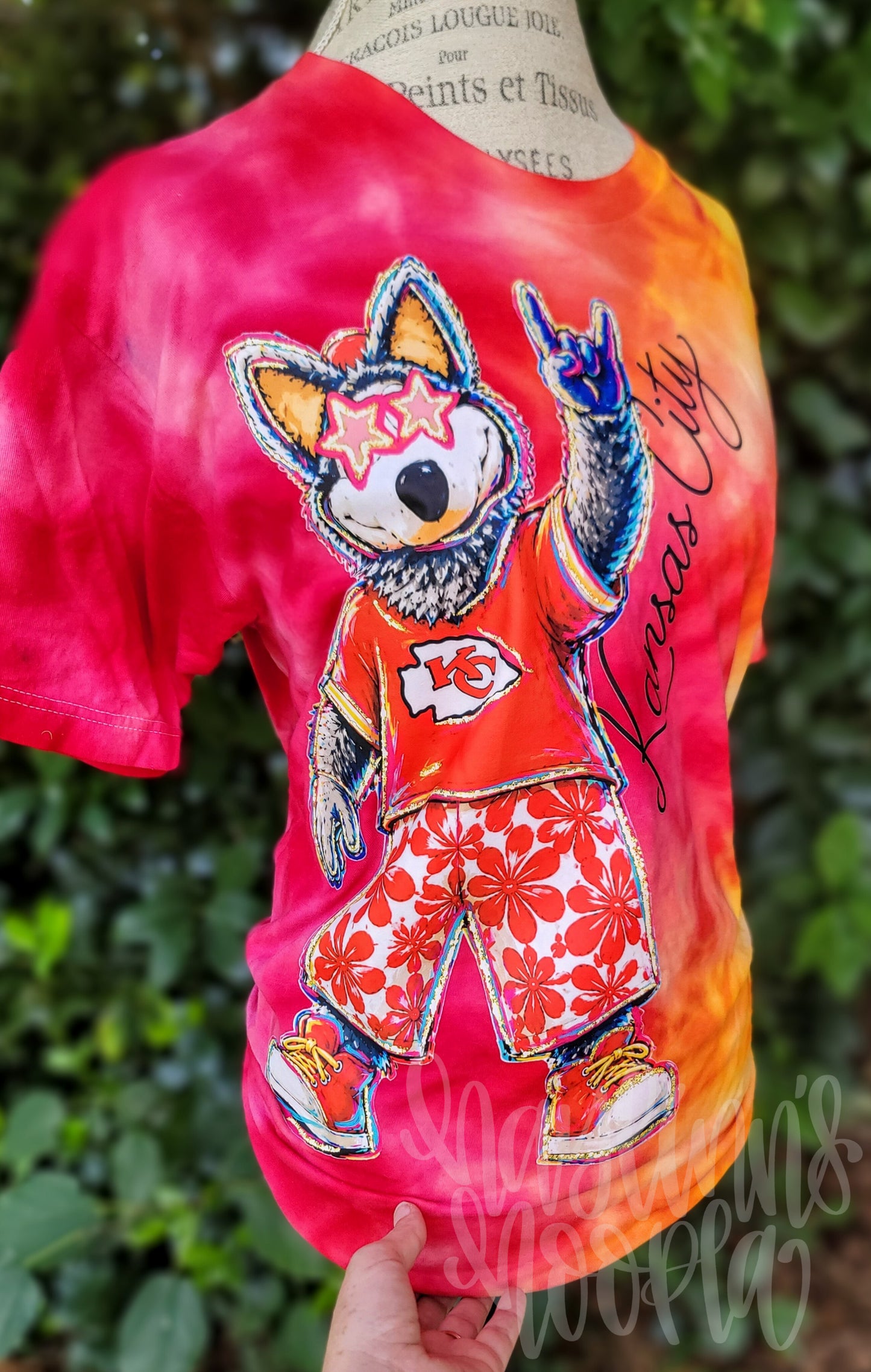 Rockin' Mascots [OVERSIZED PRINT] Ice Dyed Apparel