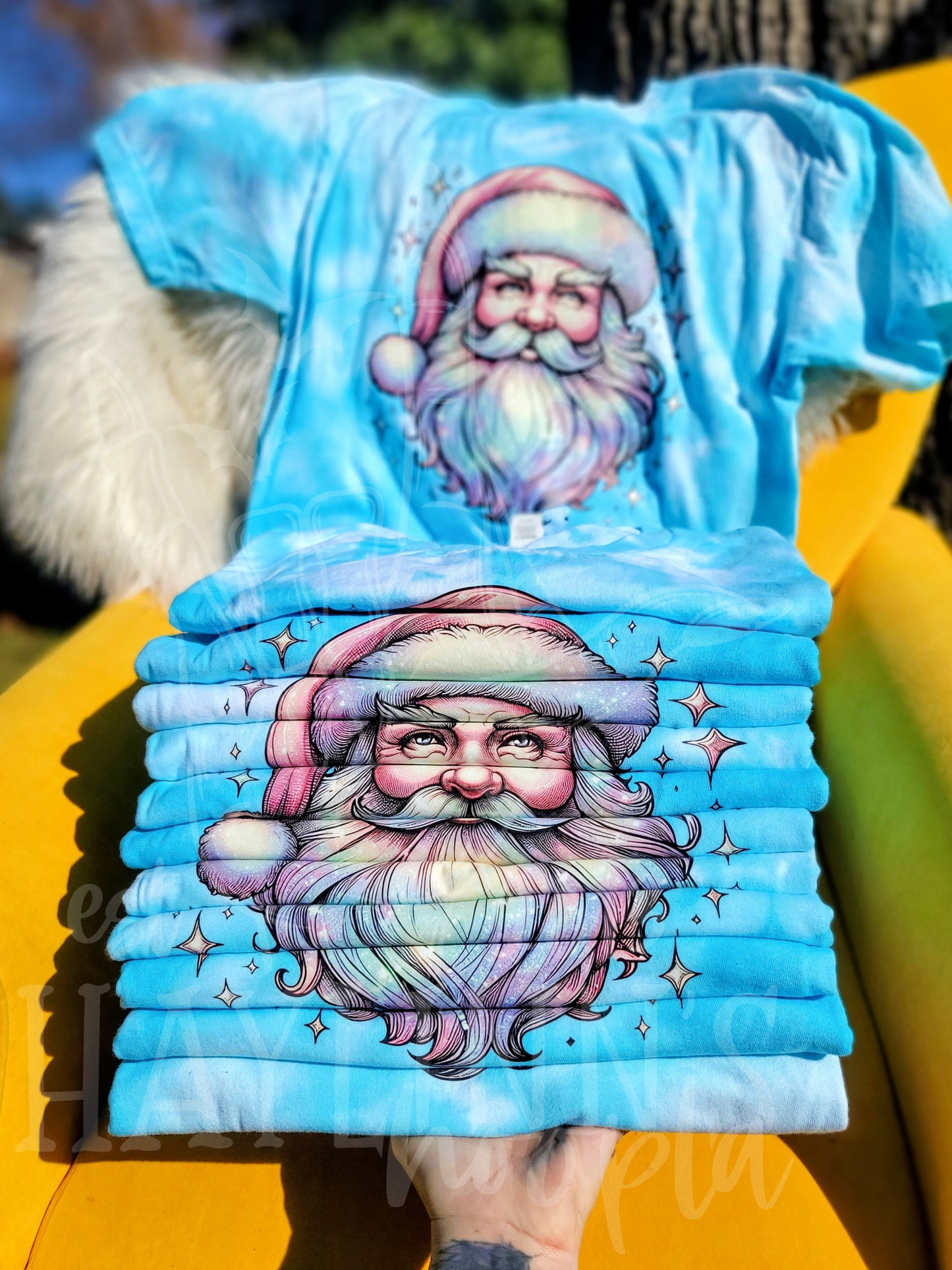 Iridescent Santa Tee