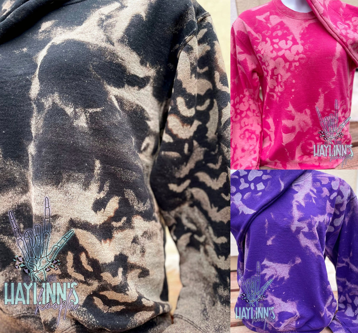 Acid Washed BLANK Sweatshirt/Hoodies: WILD THING EDITION
