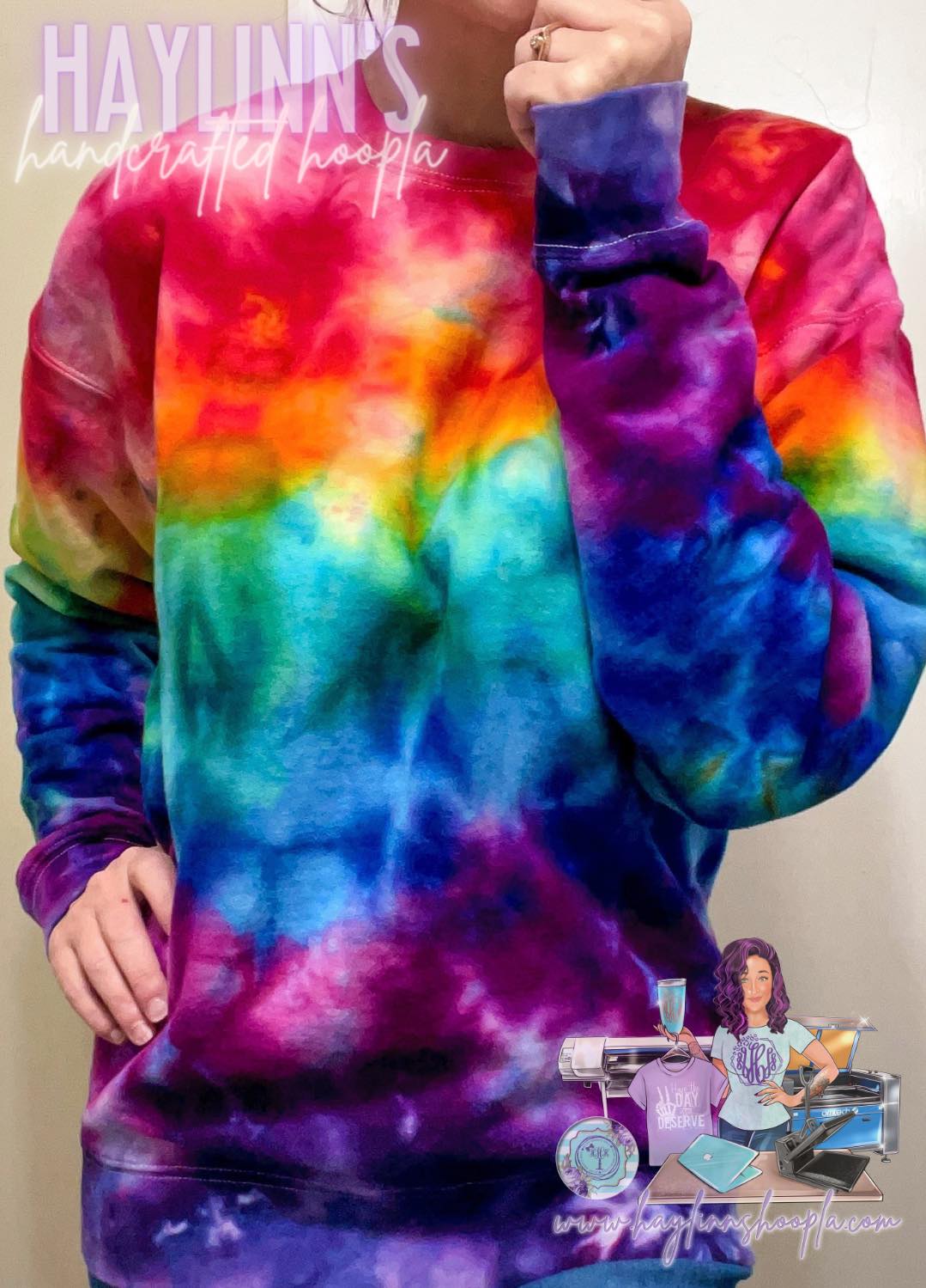 BLANK Radiant Rainbow Ice-Dyed Tees