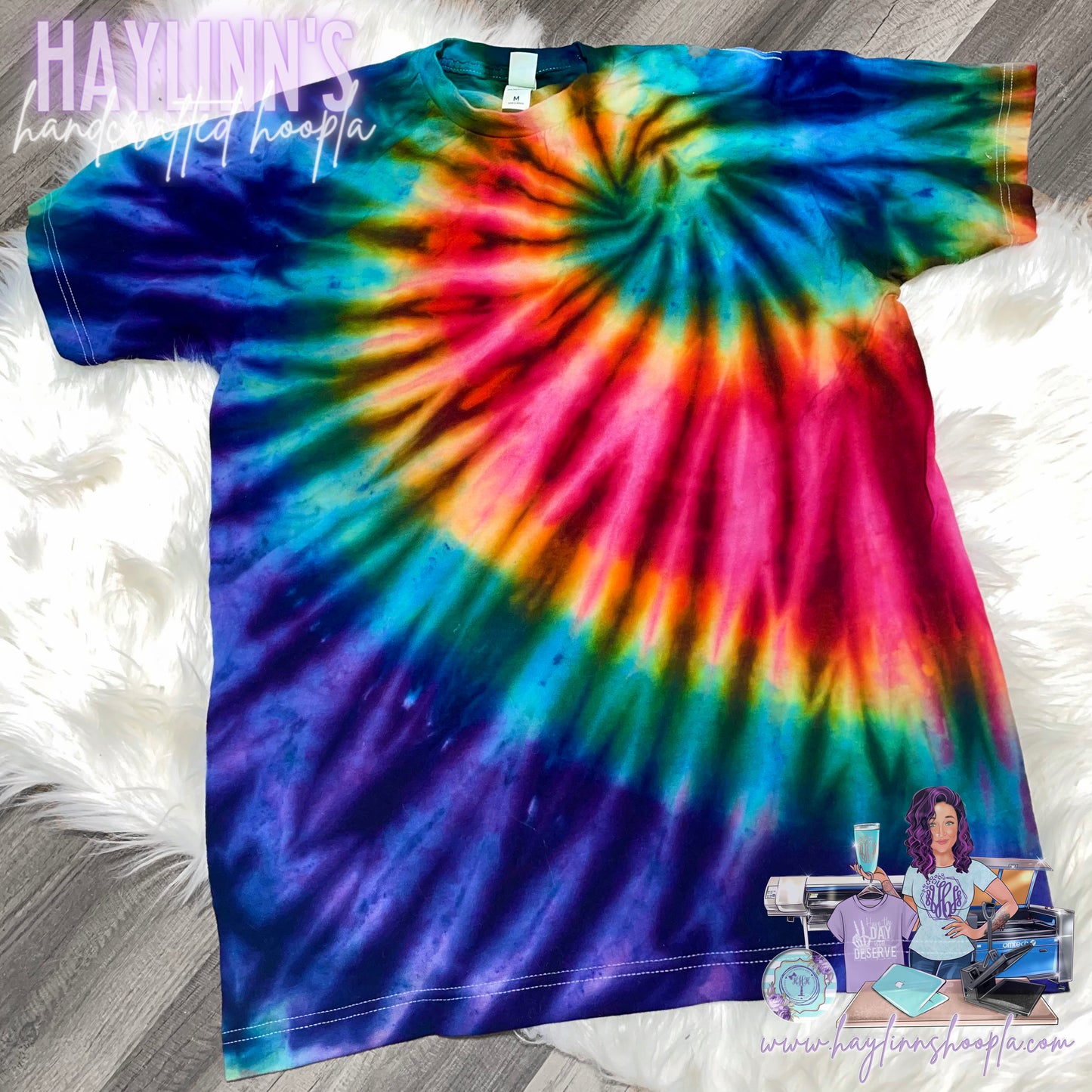 BLANK Radiant Rainbow Ice-Dyed Tees