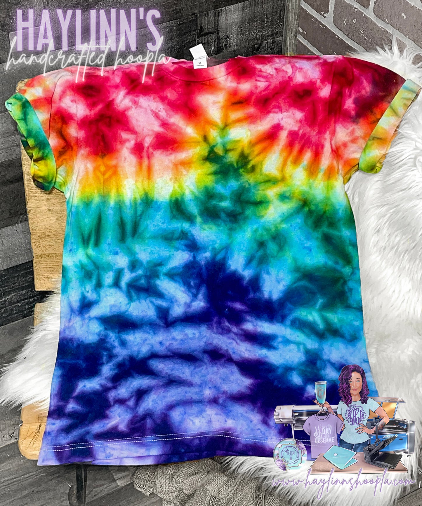 BLANK Radiant Rainbow Ice-Dyed Tees