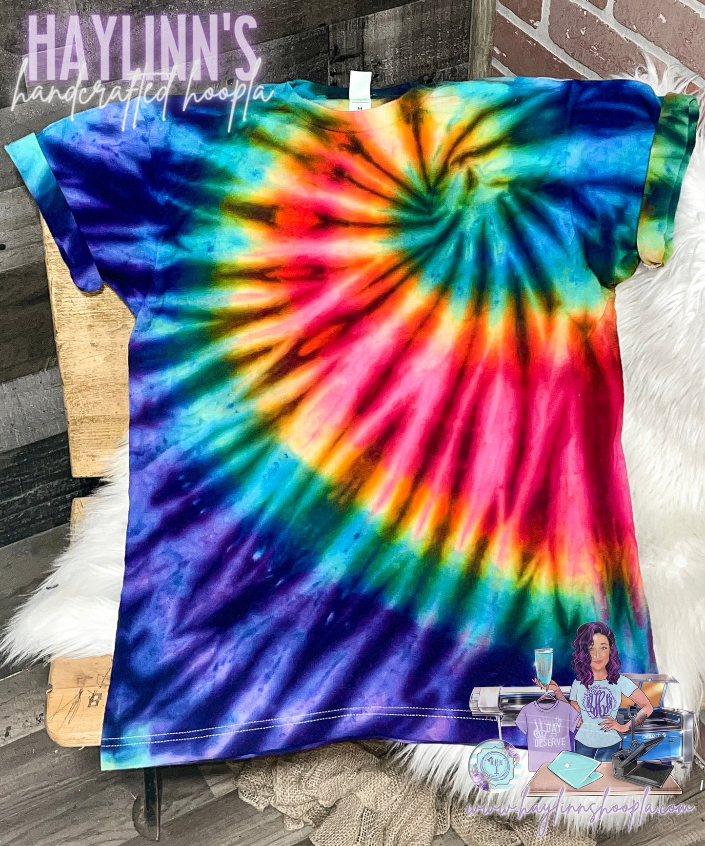 BLANK Radiant Rainbow Ice-Dyed Tees