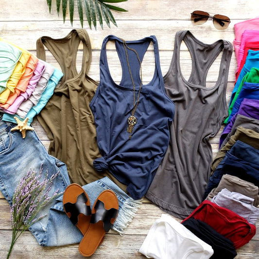 Next Level Fitted Tanks (Blank OR Monogrammed)